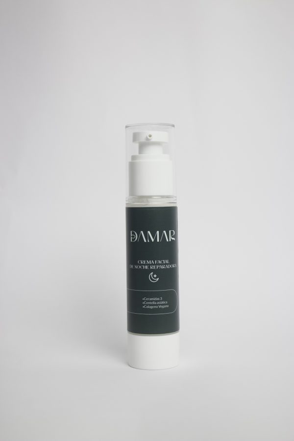Crema facial de noche reparadora